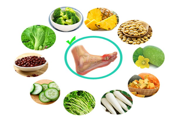 Chế độ dinh dưỡng hợp lý điều trị bênh Gout